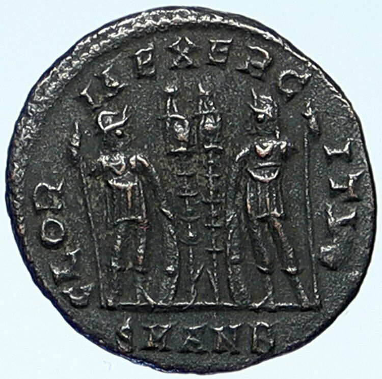 CONSTANTINE I the Great Authentic Ancient Roman Coin WAR LEGION SOLDIERS i109231