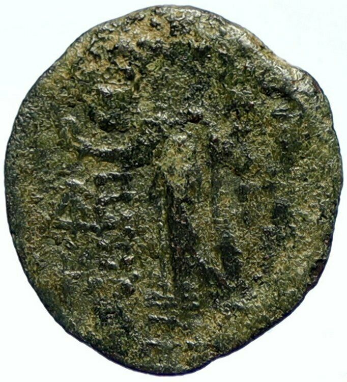 DEMETRIOS II Nikator Antique Ancient SELEUKID Greek Coin ZEUS VICTORY i103868