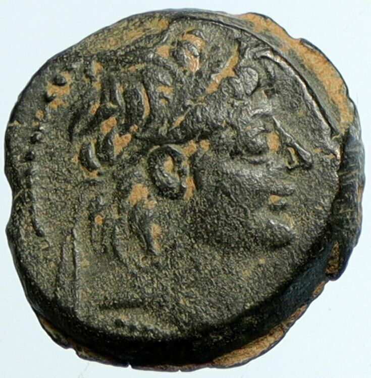 ALEXANDER II ZABINAS Seleukid Genuine Ancient OLD Greek Coin DIONYSUS i102285