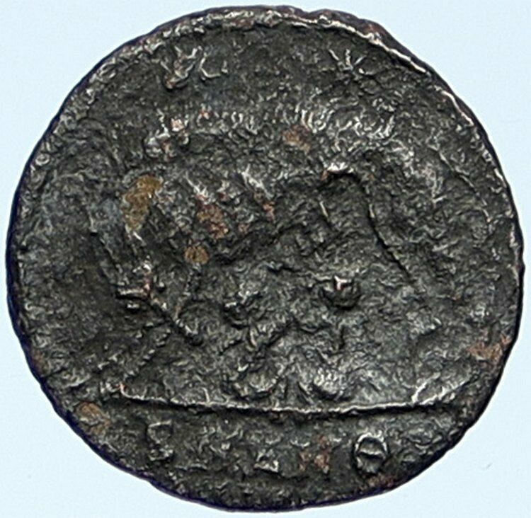 CONSTANTINE I the GREAT Romulus Remus WOLF Antioch Ancient Roman Coin i109237