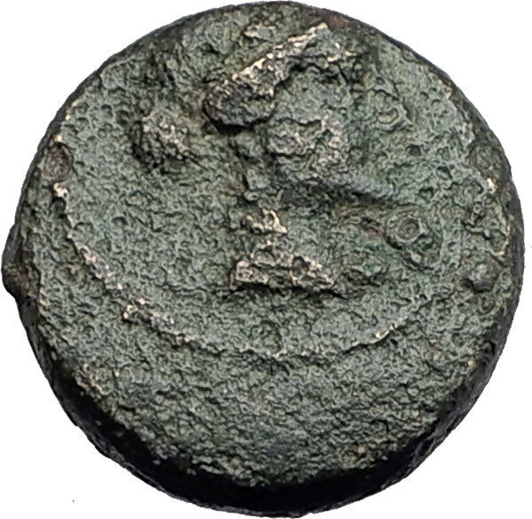 SARDES in Lydia 133BC Authentic Ancient Greek Coin APOLLO & HERCULES CLUB i62677