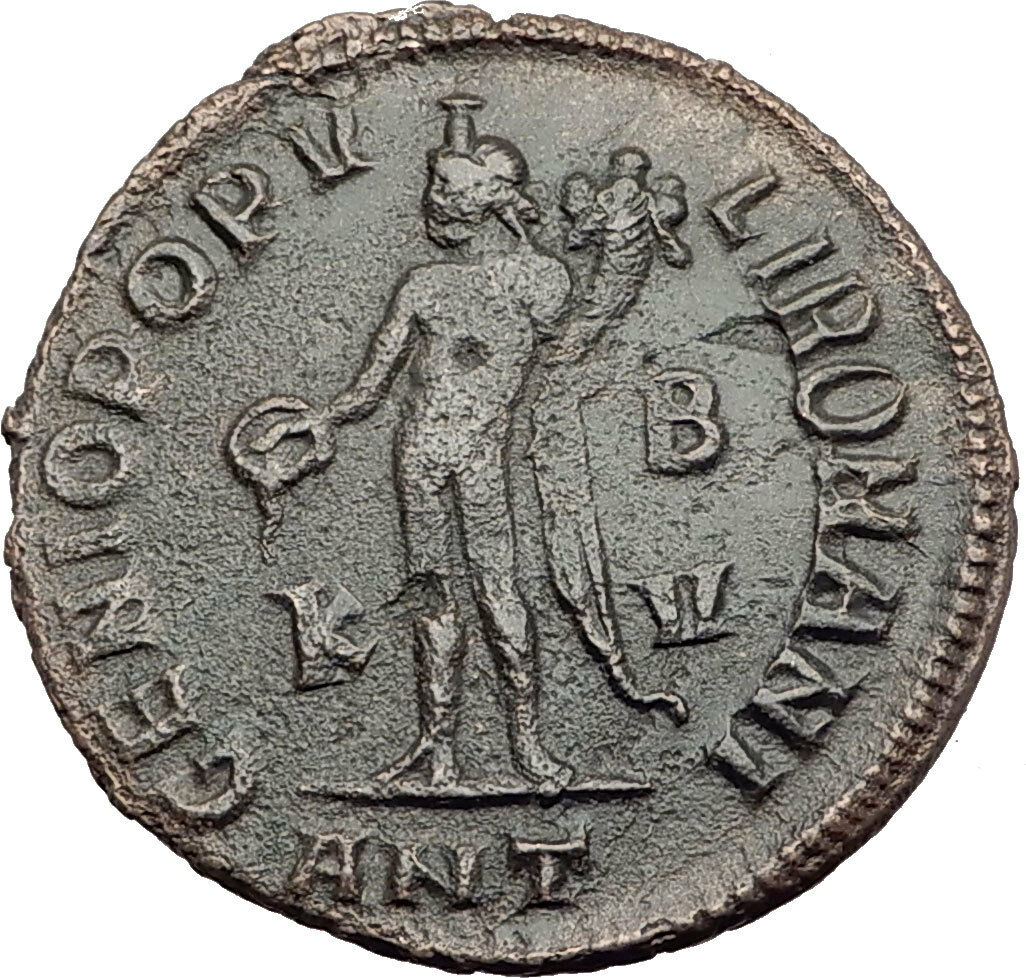 CONSTANTIUS I Chlorus 300AD Antioch Follis BIG Ancient Roman Coin GENIUS i63200