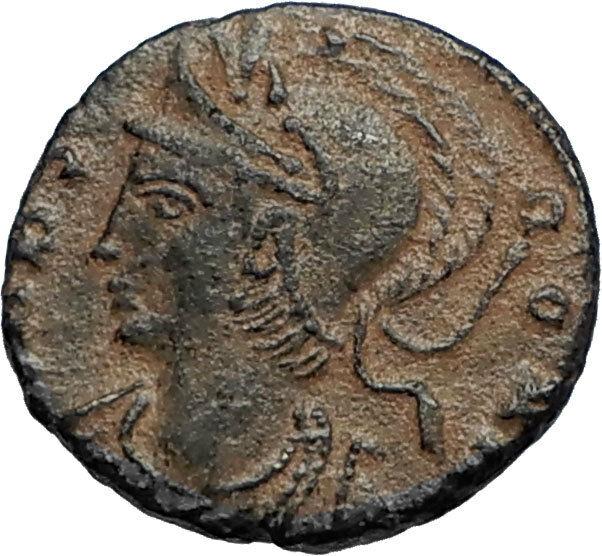 ANONYMOUS Constantine the Great Dynasty 337AD Roman Coin VRBS ROMA i67061