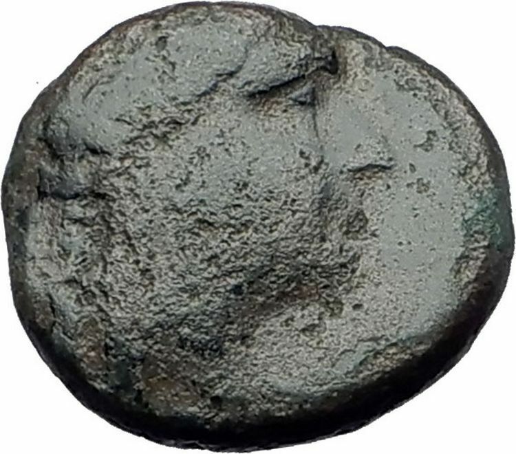 ANTIOCHOS III Megas 222BC RARE R1 Ancient Greek SELEUKID King Coin APOLLO i63873