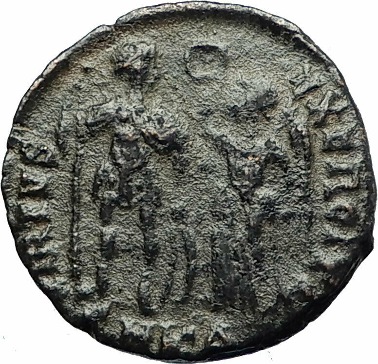 ARCADIUS crowned by Victory 395AD Cyzicus Authentic Ancient Roman Coin i77081