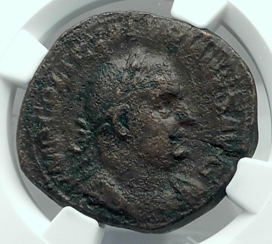 VALERIAN I Authentic Ancient 253AD Rome SESTERTIUS Roman Coin Fides NGC i77882