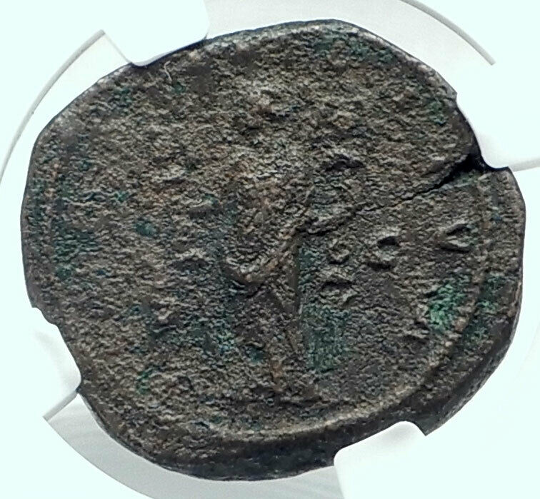 VALERIAN I Authentic Ancient 253AD Rome SESTERTIUS Roman Coin Fides NGC i77882