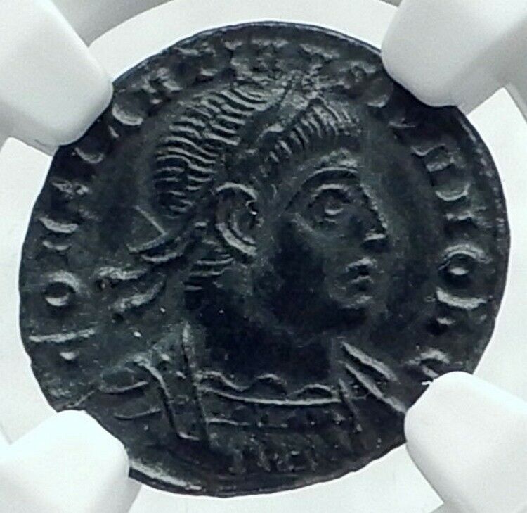 CONSTANTINE II Jr. 330AD Authentic Ancient Roman Coin w SOLDIERS NGC i78633