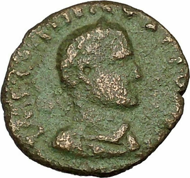 GALLIENUS son of Valerian I RARE Dacia Legions Lion Eagle Roman Coin i40334