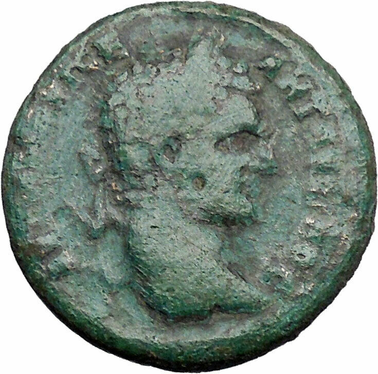 CARACALLA Hadrianopolis in Thrace Ancient Roman Coin Hygeia Asclepius i48527