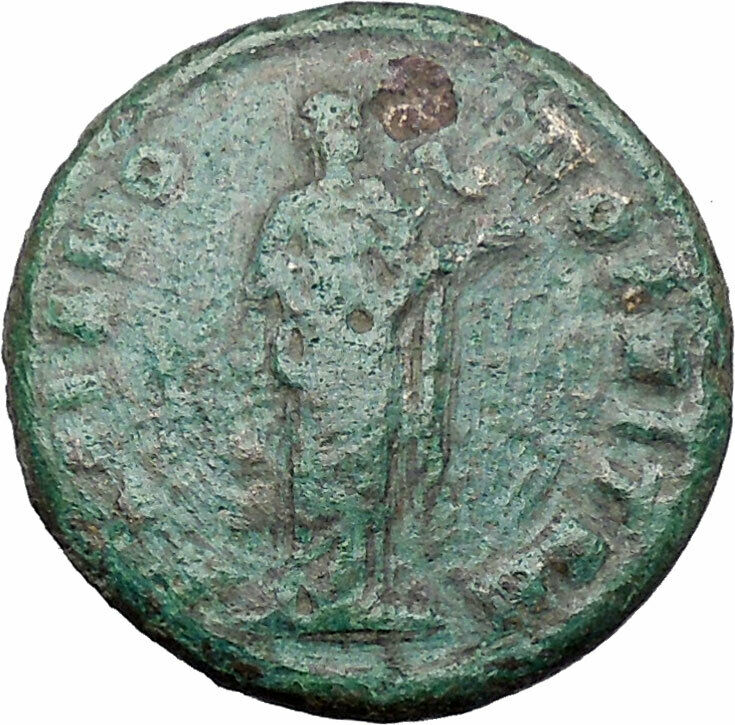 CARACALLA Hadrianopolis in Thrace Ancient Roman Coin Hygeia Asclepius i48527