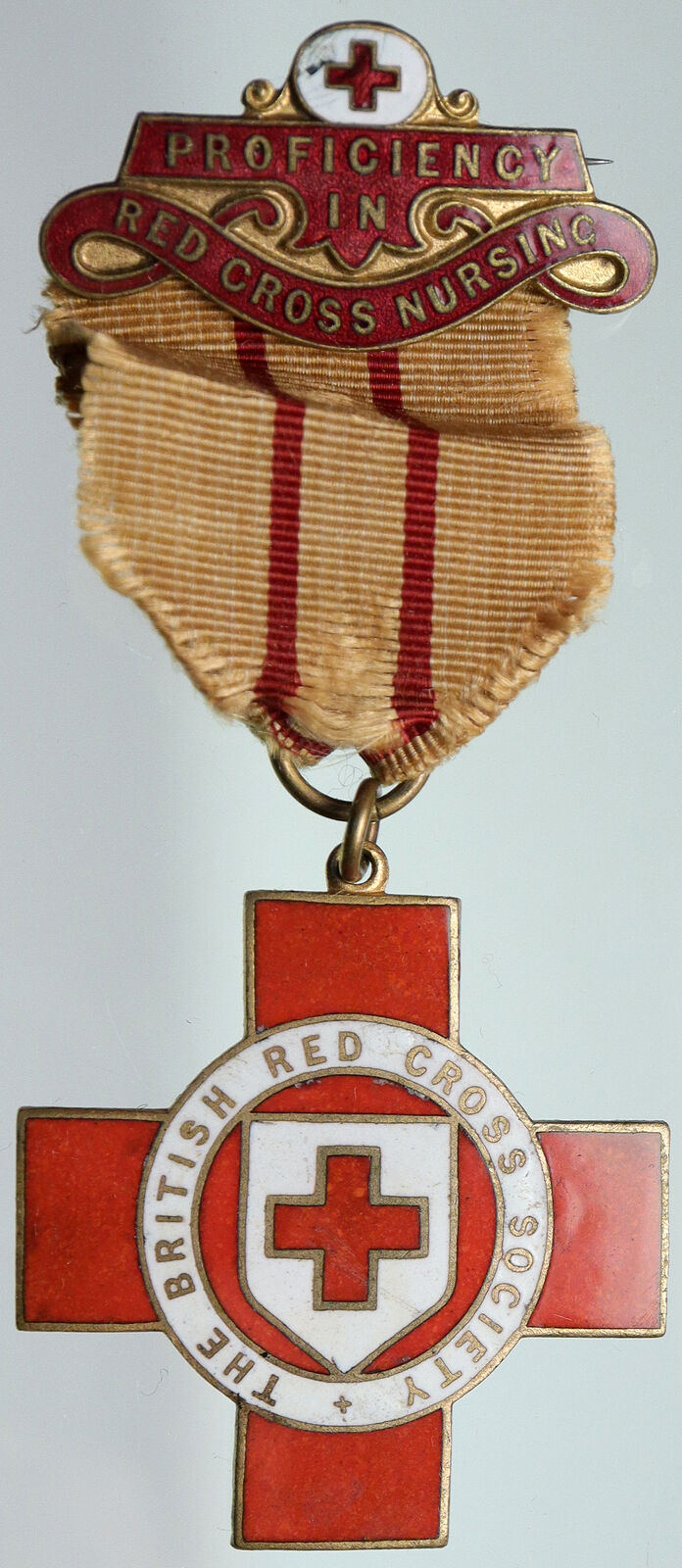 1920 ENGLAND Red Cross Army MILITARY RIBBON World War I WWI British Medal i91240