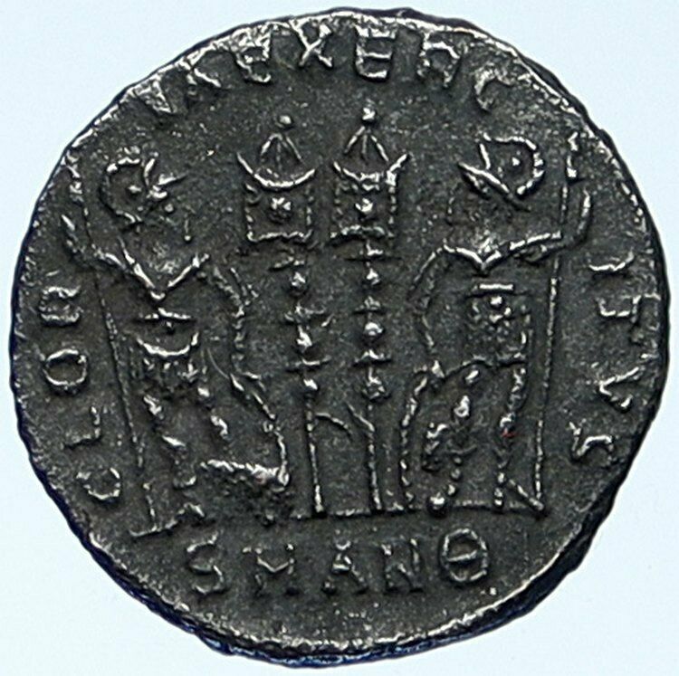 CONSTANTINE II son of the Great Ancient Roman Coin LEGION WAR SOLDIERS i109221