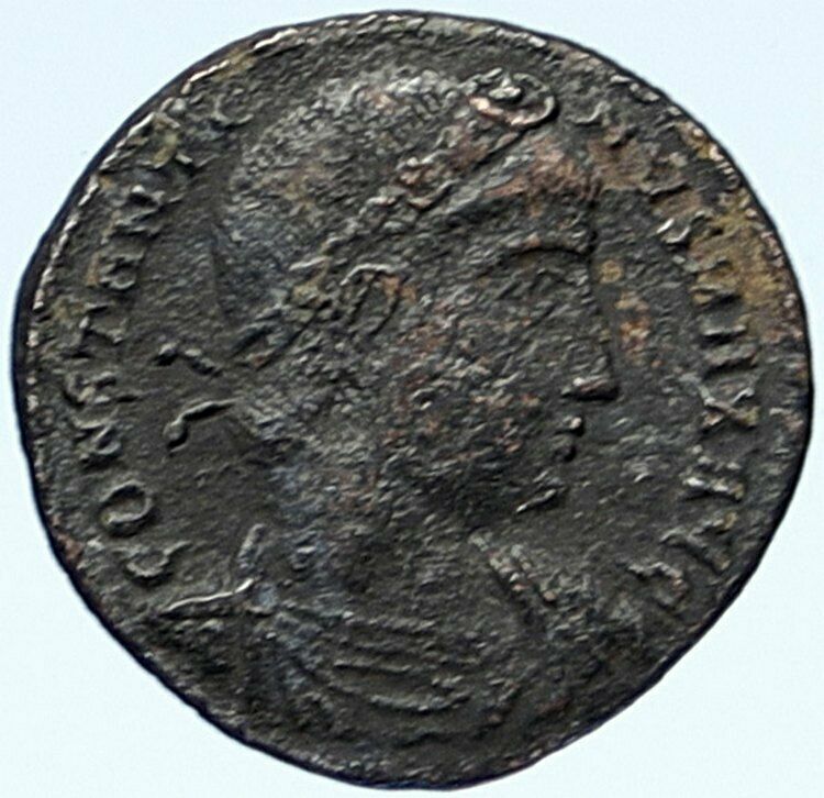 CONSTANTINE I the Great Authentic Ancient Roman Coin WAR LEGION SOLDIERS i109224