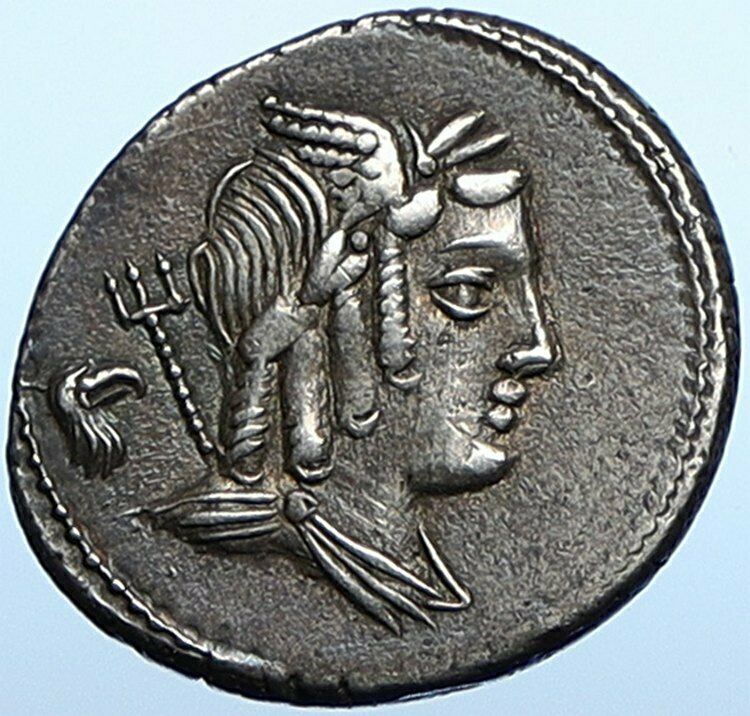 Roman Republic Apollo Vejovis 85BC Rome Authentic Ancient Silver Coin i108360