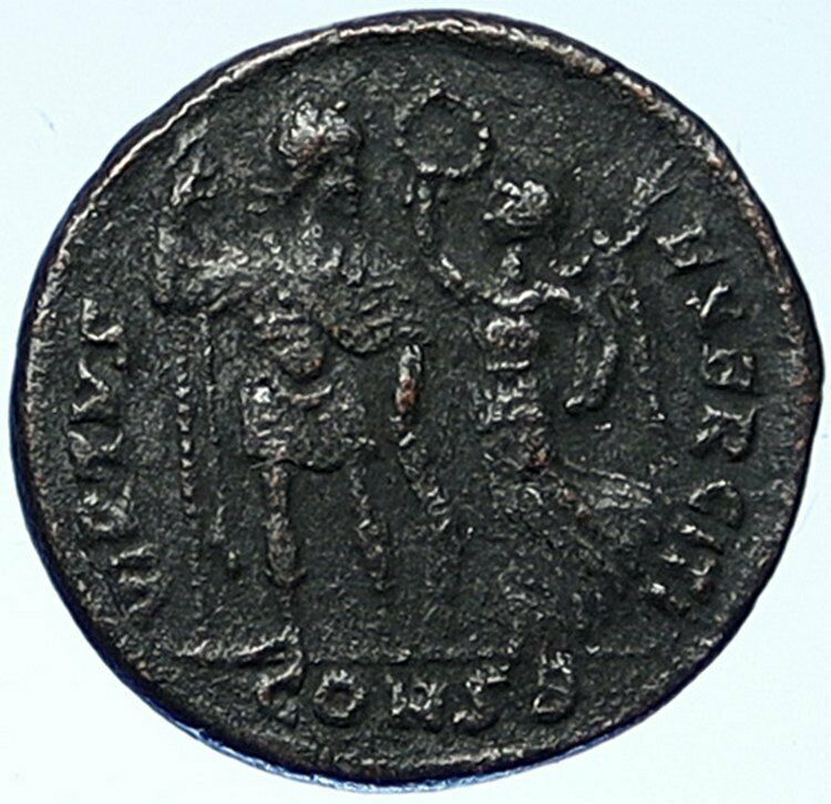 ARCADIUS with Victory 395AD Constantinople Authentic Ancient Roman Coin i109137