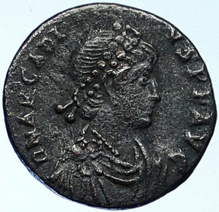 ARCADIUS with Victory 395AD Constantinople Authentic Ancient Roman Coin i109137