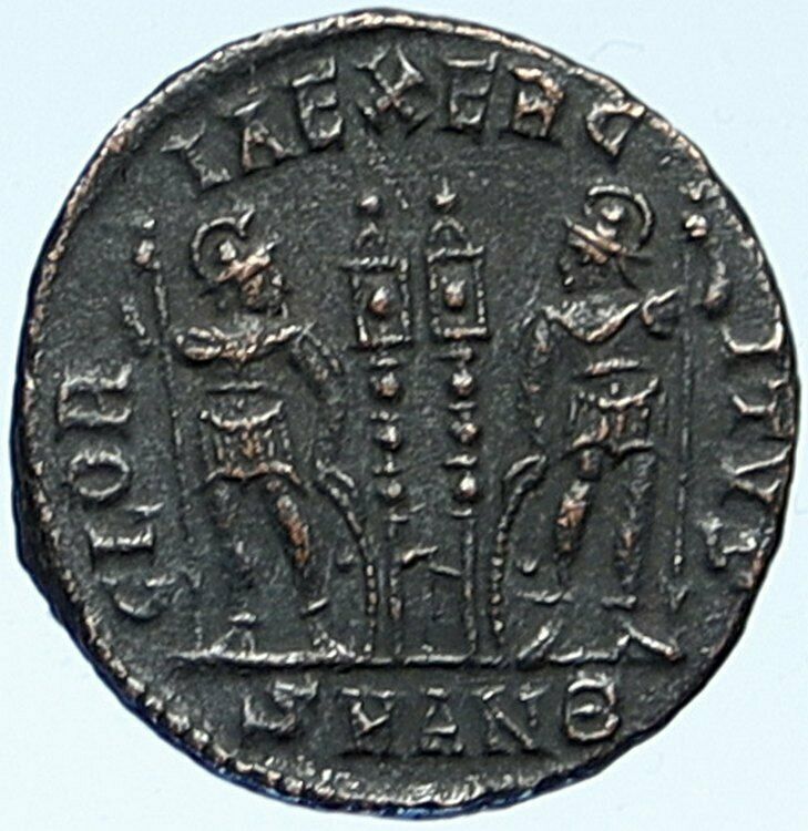 CONSTANTINE II son of the Great Ancient Roman Coin WAR LEGION SOLDIERS i109202