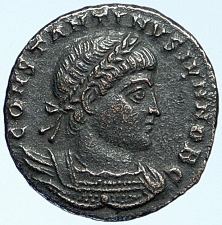 CONSTANTINE II son of the Great Ancient Roman Coin WAR LEGION SOLDIERS i109202