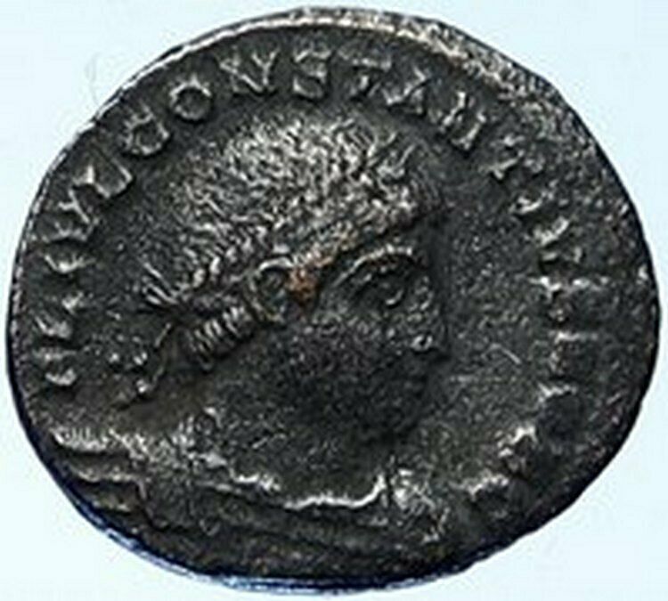 CONSTANTIUS II Antioch Authentic Ancient Roman Coin WAR LEGION SOLDIERS i109188