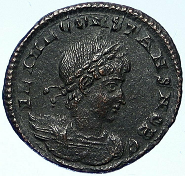 CONSTANS Authentic Ancient ANTIOCH 333AD Roman Coin WAR LEGION SOLDIERS i109138