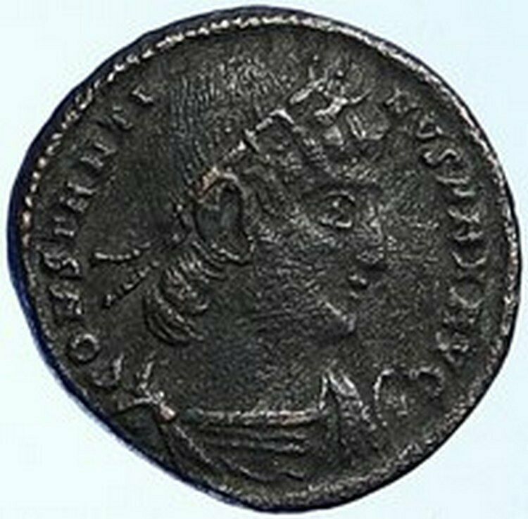 CONSTANTINE I the Great Authentic Ancient Roman Coin WAR LEGION SOLDIERS i109197