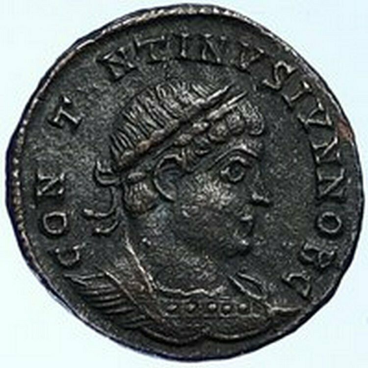 CONSTANTINE II son of the Great Ancient Roman Coin LEGION WAR SOLDIERS i109189