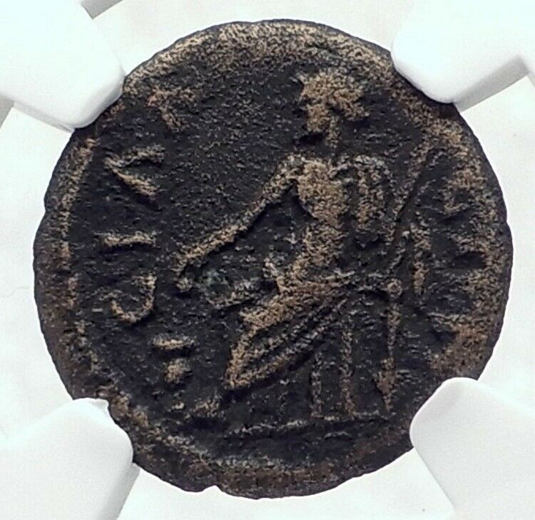 PLAUTILLA wife of CARACALLA Ancient Roman Coin of SILLYUM Pamphylia NGC i80647