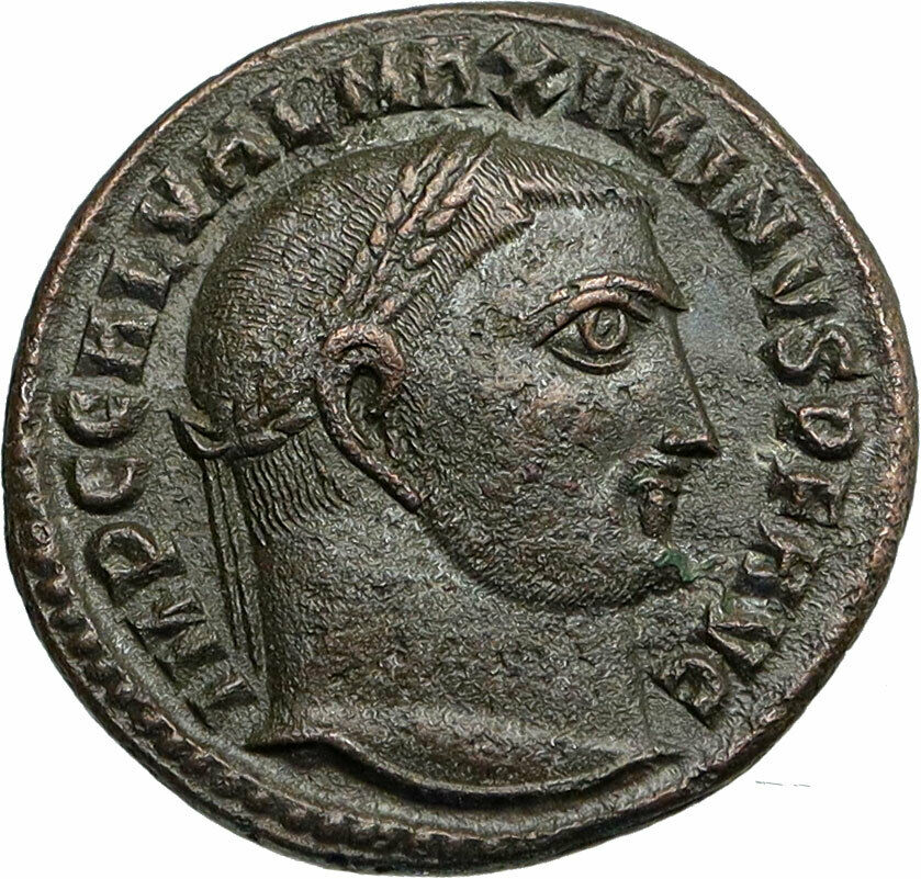 MAXIMINUS II DAIA Authentic Ancient 312AD Genuine Roman Coin GENIUS i84695