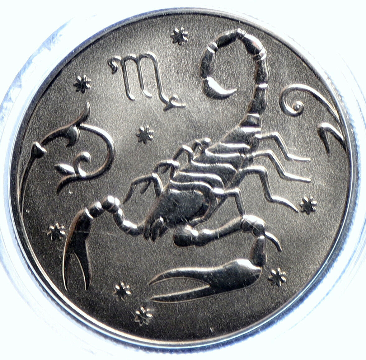 2005 RUSSIA Zodiac Astrology Sign of SCORPIO Proof Silver 2 Ruble Coin i104823