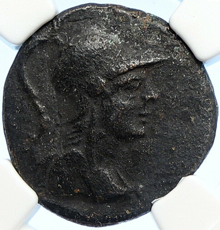 APAMEIA PHRYGIA Athena Nike Regalia Authentic OLD Ancient Greek Coin NGC i106727