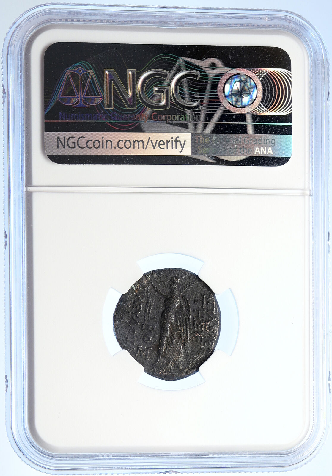 APAMEIA PHRYGIA Athena Nike Regalia Authentic OLD Ancient Greek Coin NGC i106727