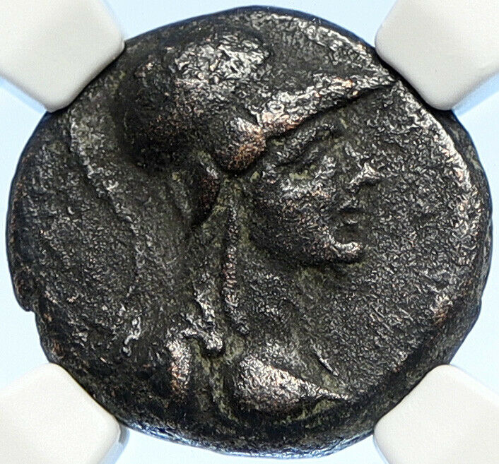 APAMEIA PHRYGIA Athena Nike Regalia Authentic OLD Ancient Greek Coin NGC i106746