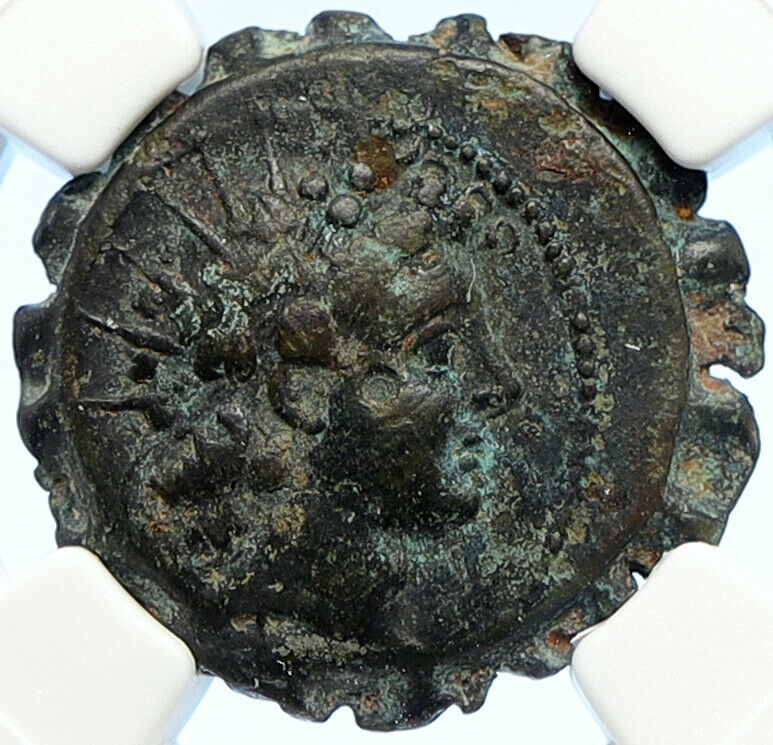 ALEXANDER II Zabinas Ancient 128BC Old Seleukid Greek Coin DIONYSUS NGC i106742