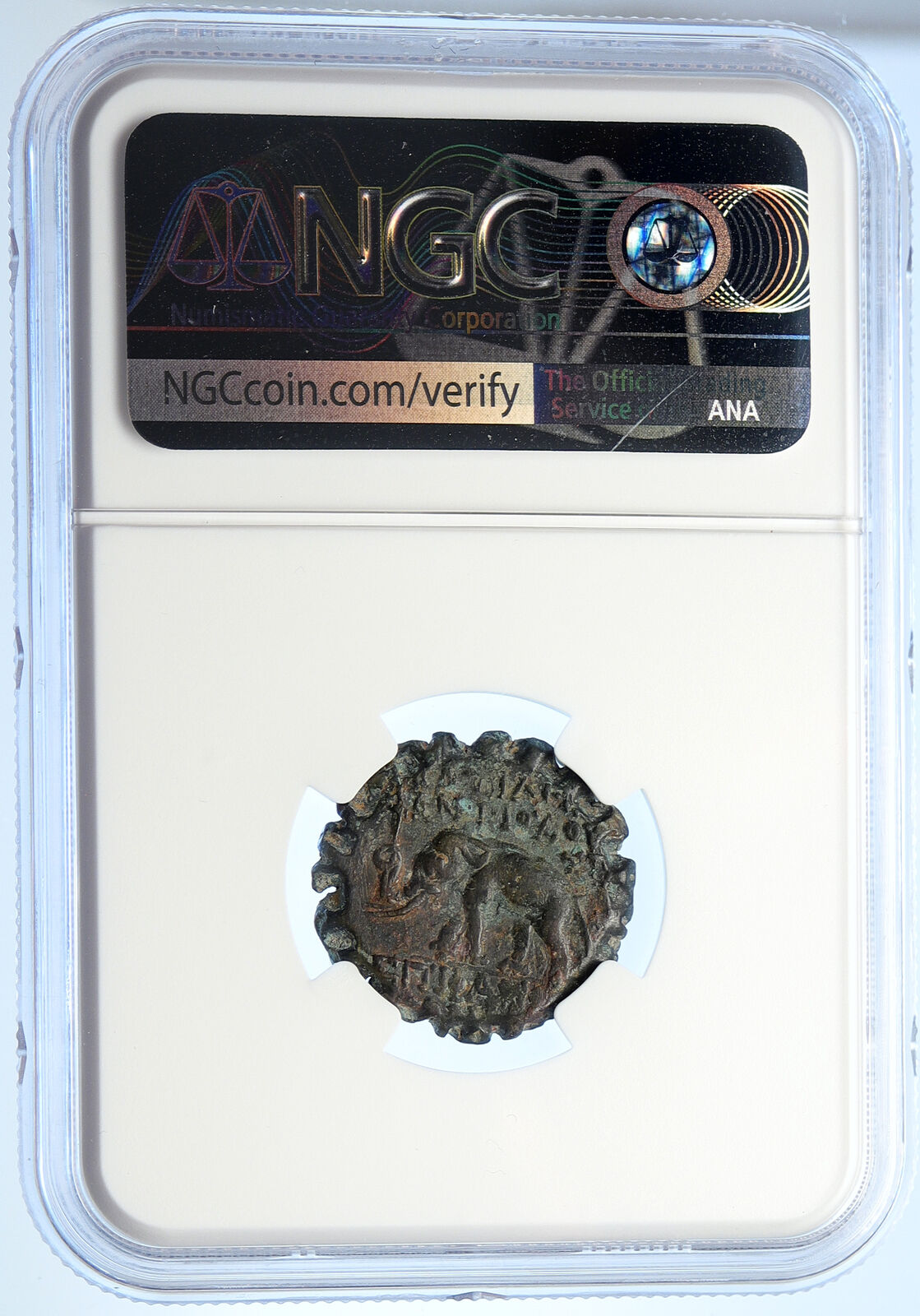 ALEXANDER II Zabinas Ancient 128BC Old Seleukid Greek Coin DIONYSUS NGC i106742