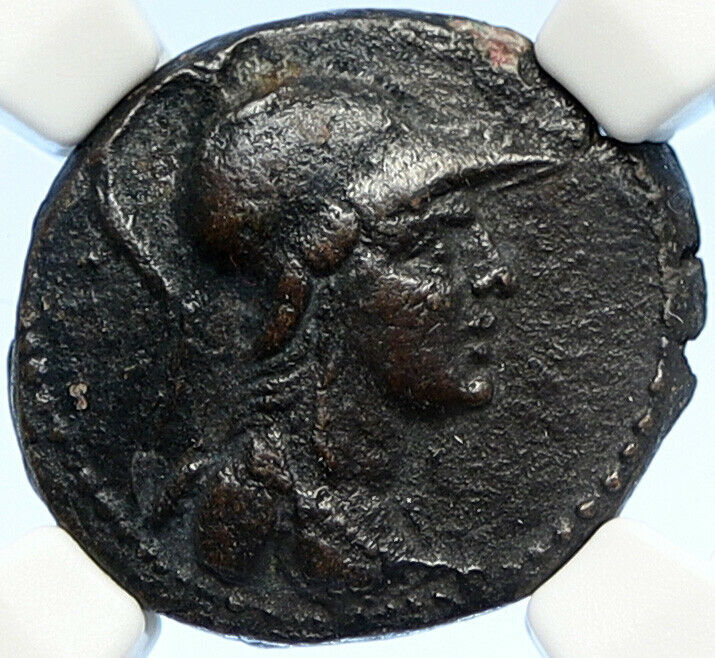 APAMEIA PHRYGIA Athena Nike Regalia Authentic OLD Ancient Greek Coin NGC i106744