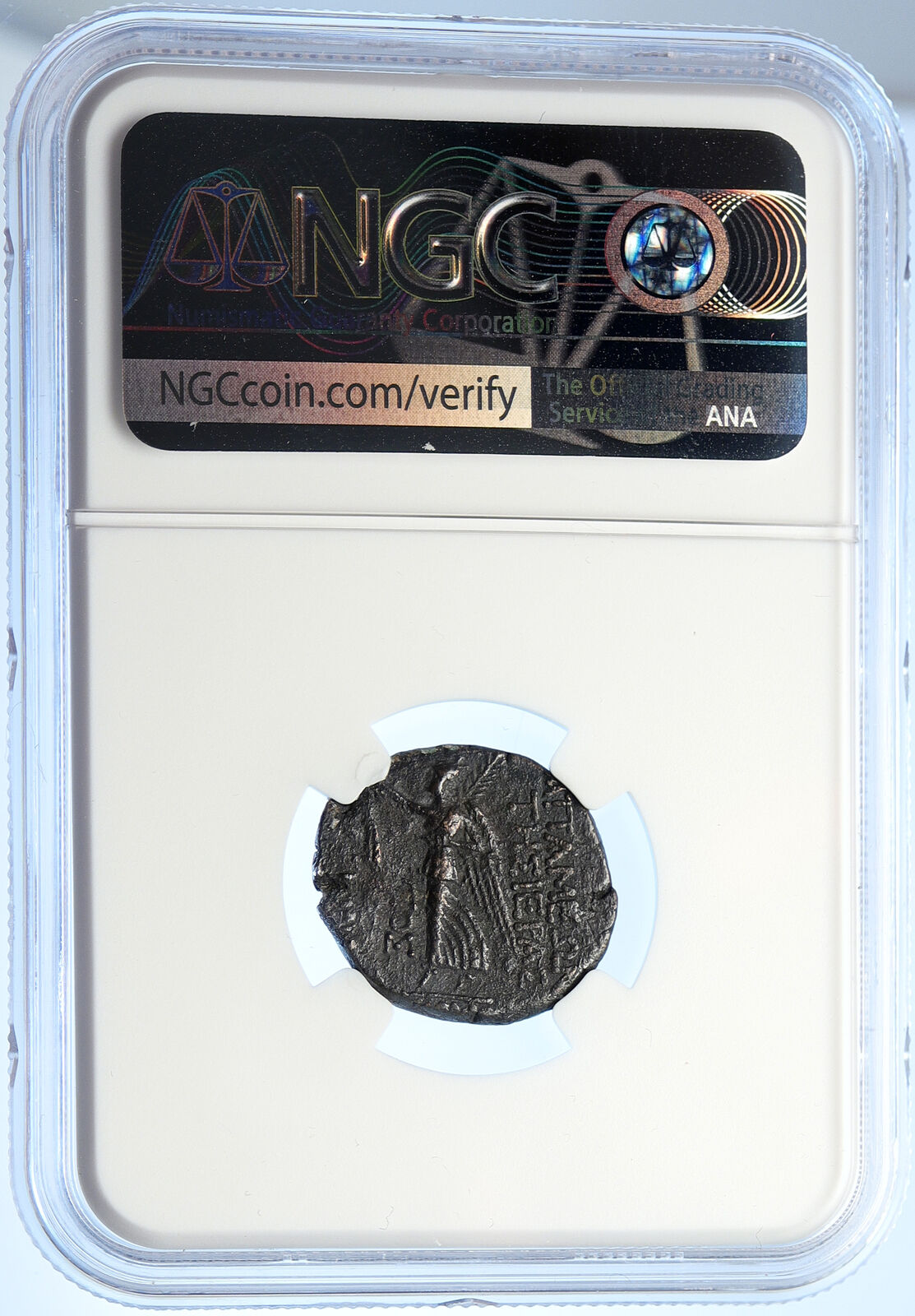 APAMEIA PHRYGIA Athena Nike Regalia Authentic OLD Ancient Greek Coin NGC i106744