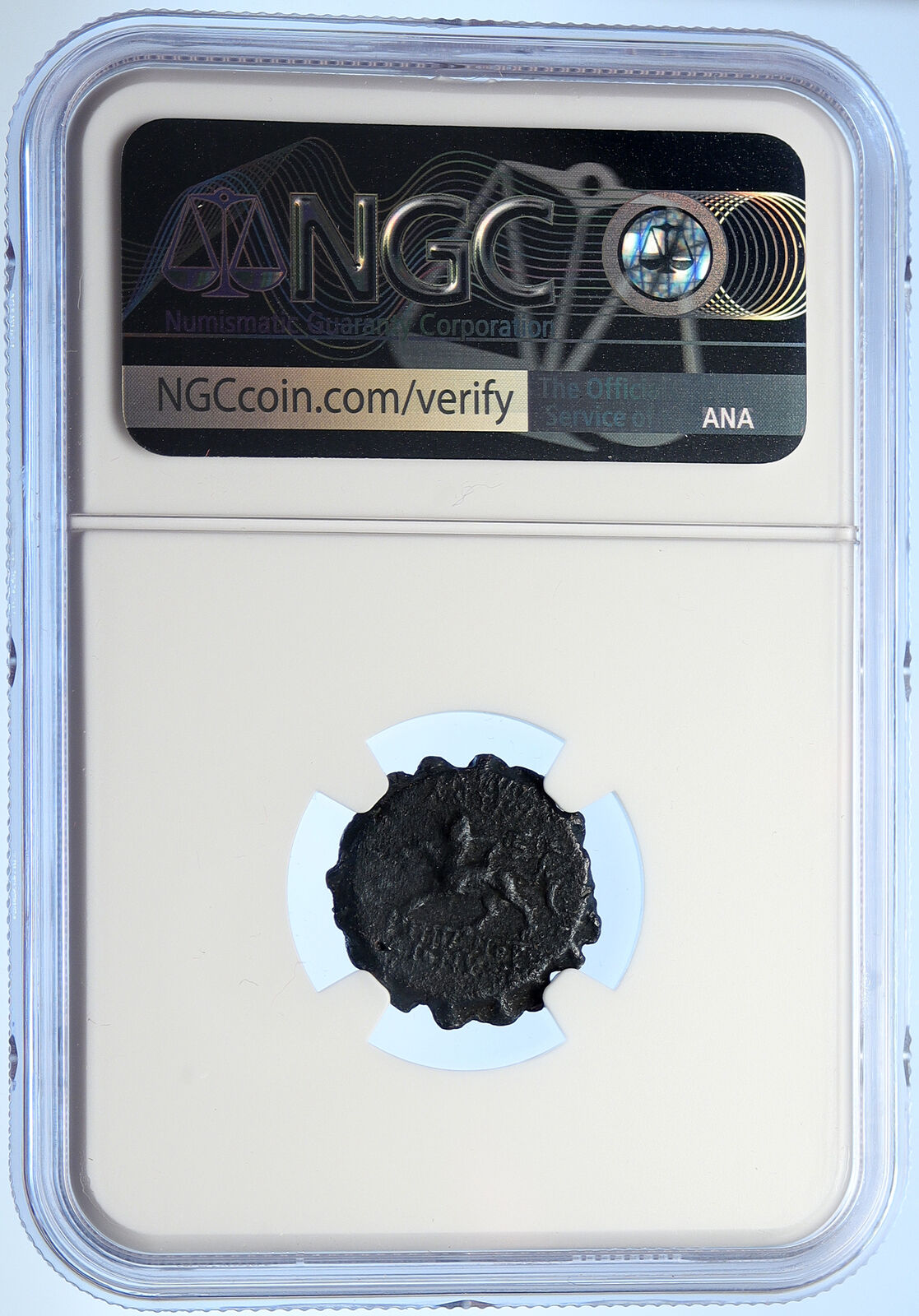 ANTIOCHUS VI Dionysos Seleucid King 145BC Ancient Greek Coin Panther NGC i106749