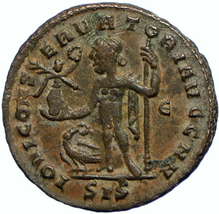 CONSTANTINE I the GREAT Authentic Ancient 315AD OLD Roman Coin VICTORY i102674