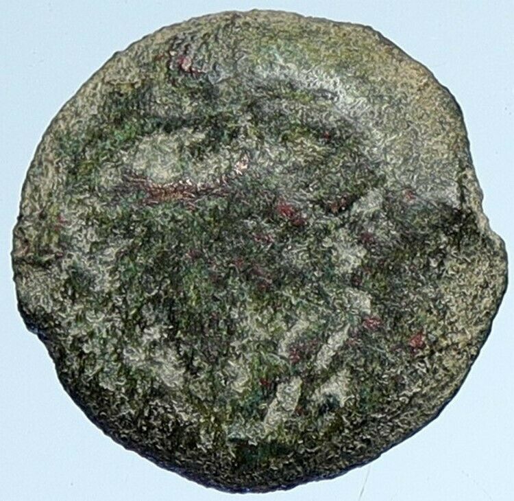 Authentic Ancient JEWISH WAR v ROMANS Yr 2 Historical Old JERUSALEM Coin i107155