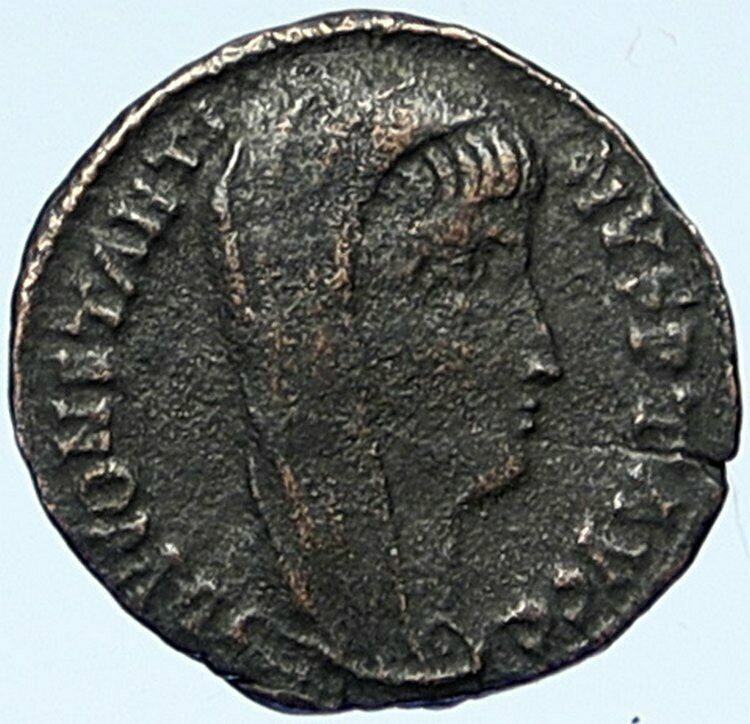 CONSTANTINE I the Great CHARIOT GOD HAND from HEAVEN Ancient Roman Coin i109266