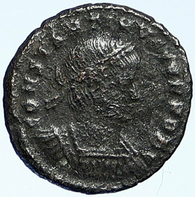 CONSTANTIUS II Constantine the Great Son Roman Coin WAR LEGION SOLDIERS i109260