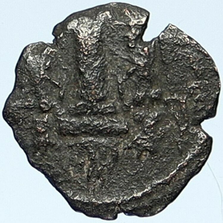 Sassanian Empire 273AD VAHRAM BAHRAM I Authentic Ancient Coin FIRE ALTAR i109276