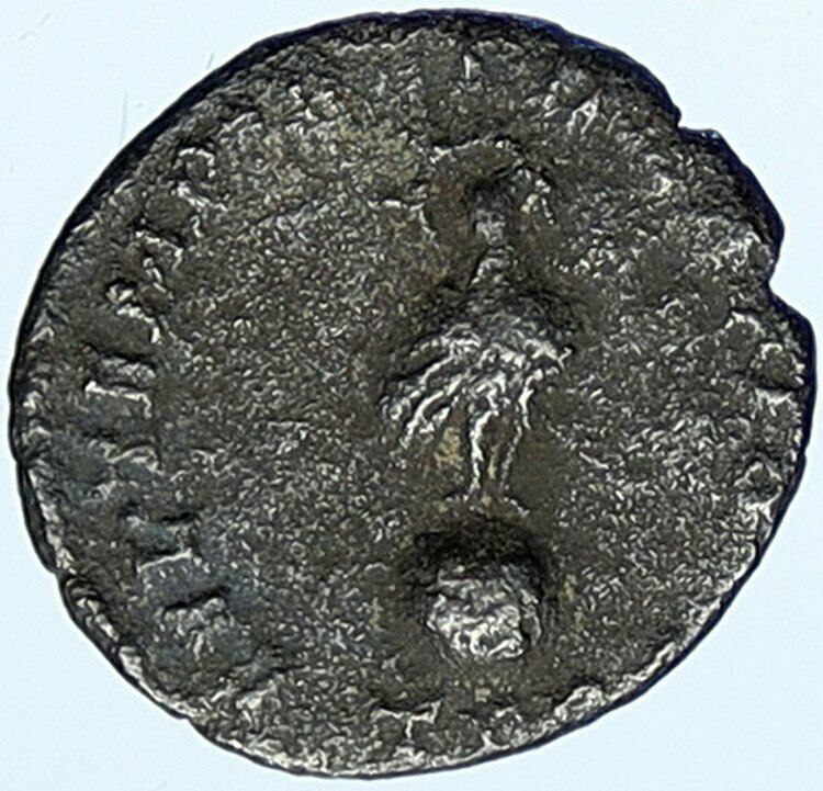 CONSTANTIUS II 348AD Antique Authentic Ancient OLD Roman Coin PHOENIX i109283