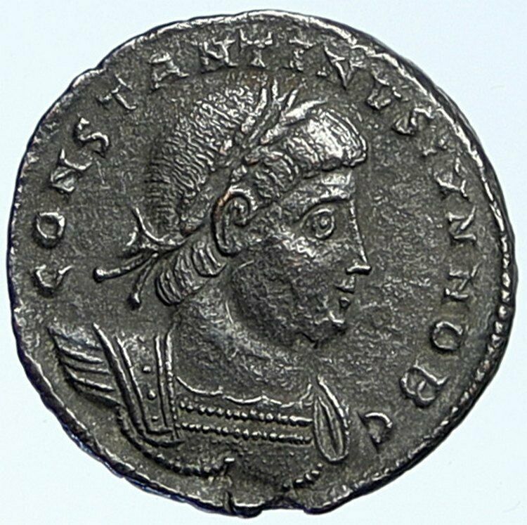 CONSTANTINE II son of the Great Ancient Roman Coin LEGION WAR SOLDIERS i109281