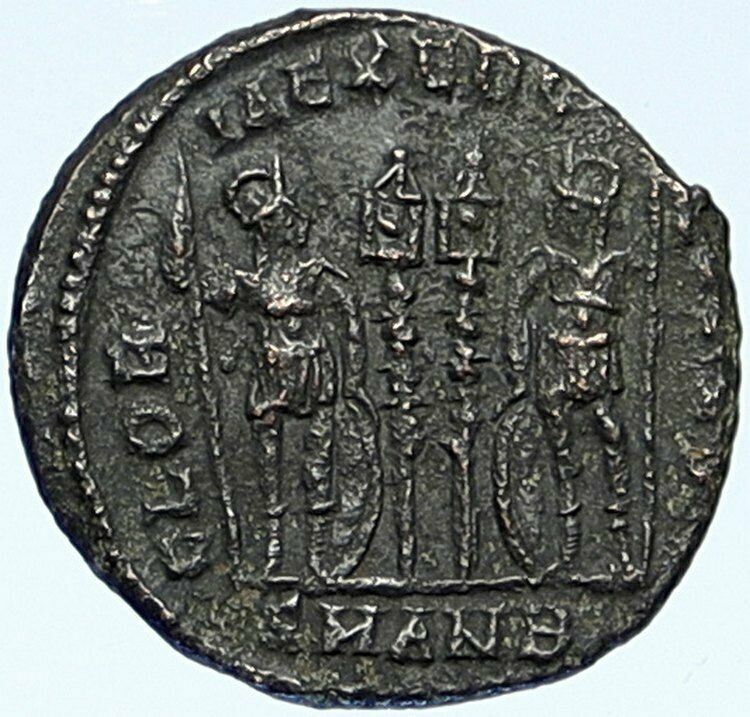 CONSTANTINE I the Great Authentic Ancient Roman Coin WAR LEGION SOLDIERS i109288