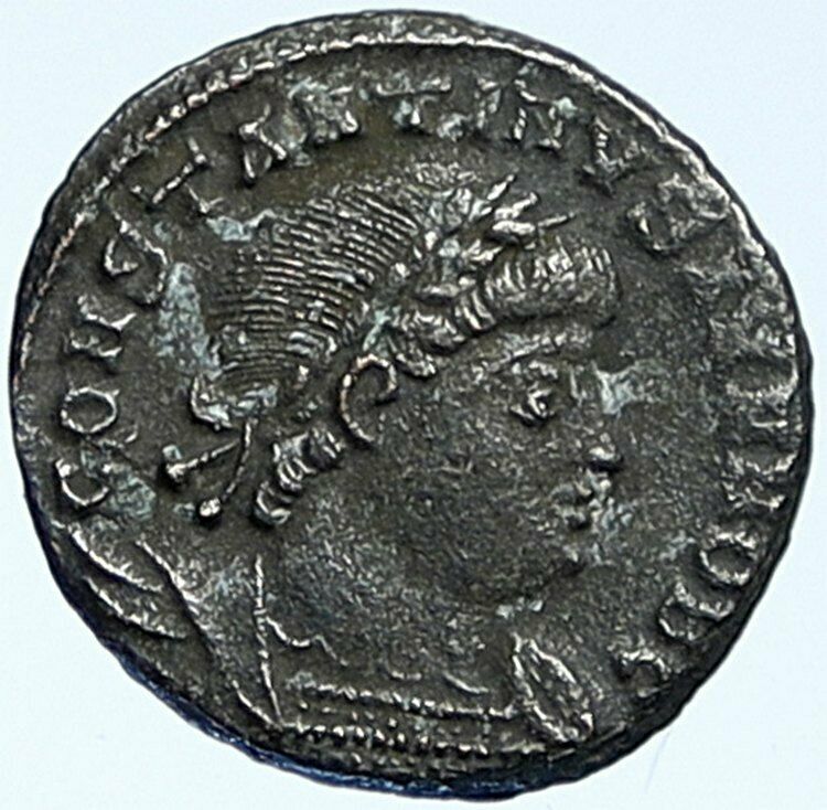 CONSTANTINE II son of the Great Ancient Roman Coin LEGION WAR SOLDIERS i109264