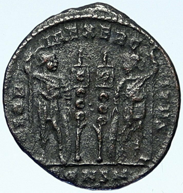 CONSTANTINE I the GREAT Authentic Ancient Roman Coin WAR LEGION SOLDIERS i109257