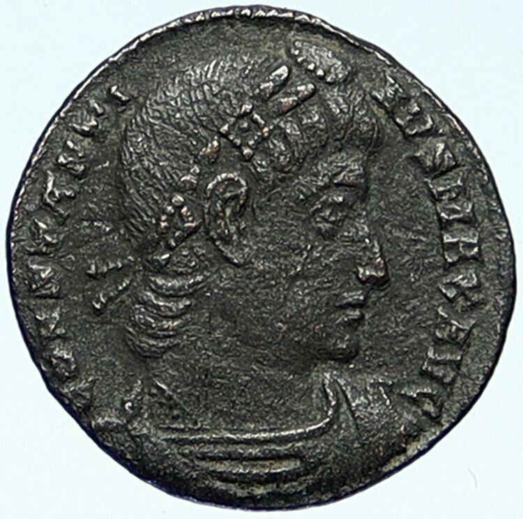 CONSTANTINE I the Great Authentic Ancient Roman Coin WAR LEGION SOLDIERS i109254