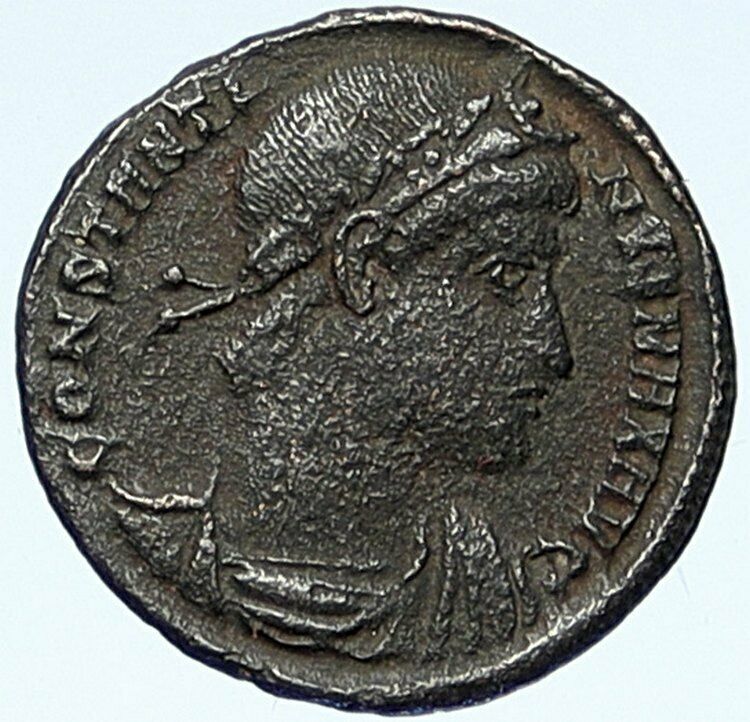 CONSTANTINE I the Great Authentic Ancient Roman Coin WAR LEGION SOLDIERS i109312